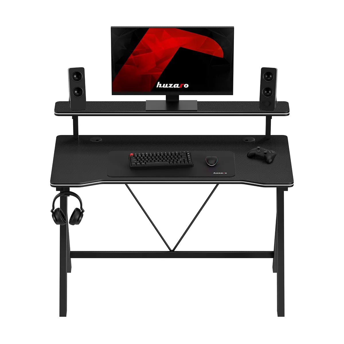 Gaming-Schreibtisch 120 cm Huzaro Hero 1.9 Schwarz
