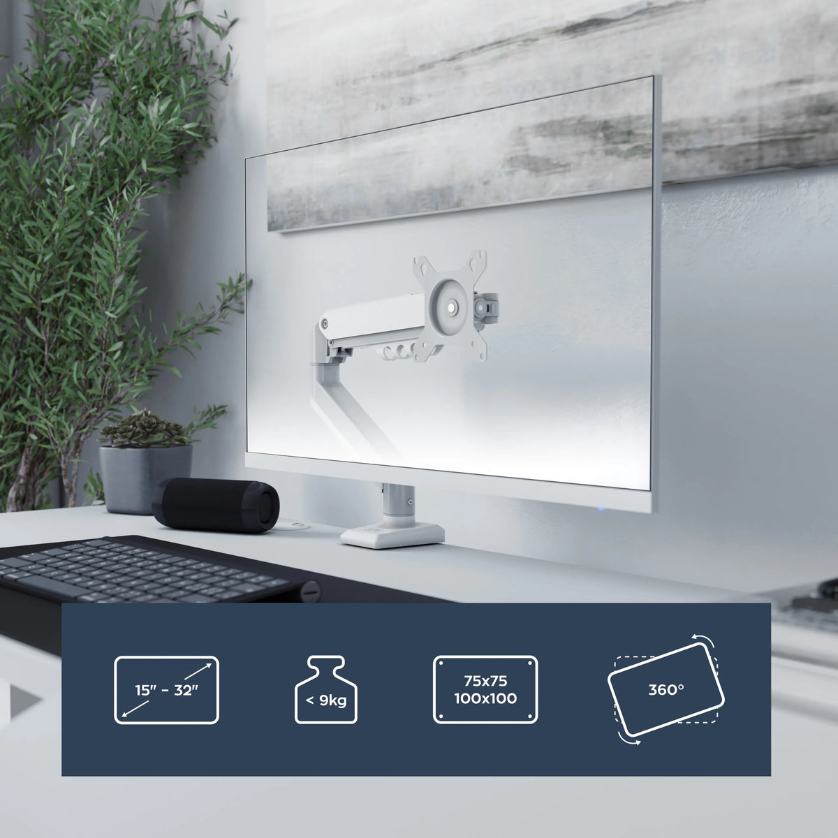 Monitorhalterung für Schreibtisch Mark Adler Flow 2.0