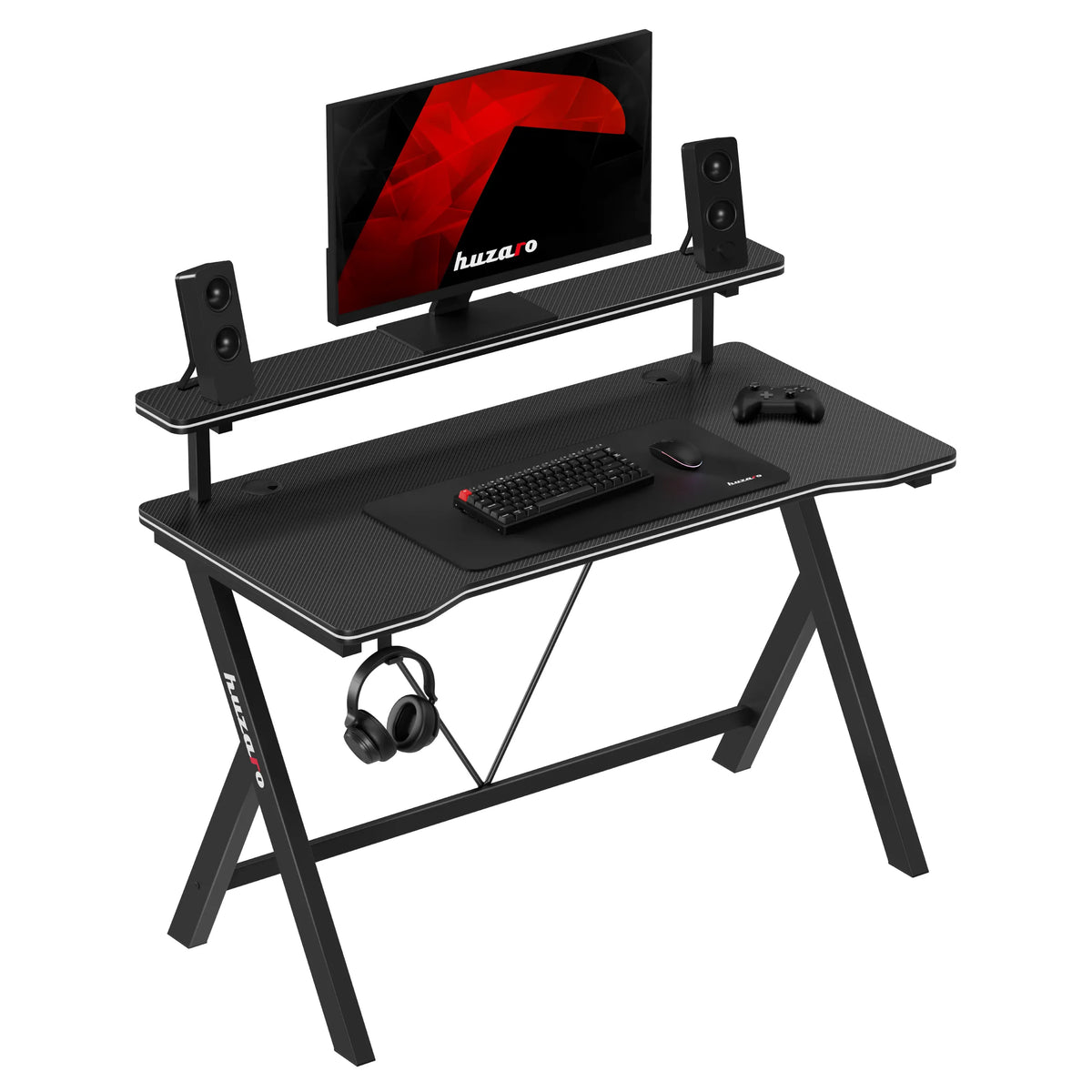 Gaming-Schreibtisch 120 cm Huzaro Hero 1.9 Schwarz