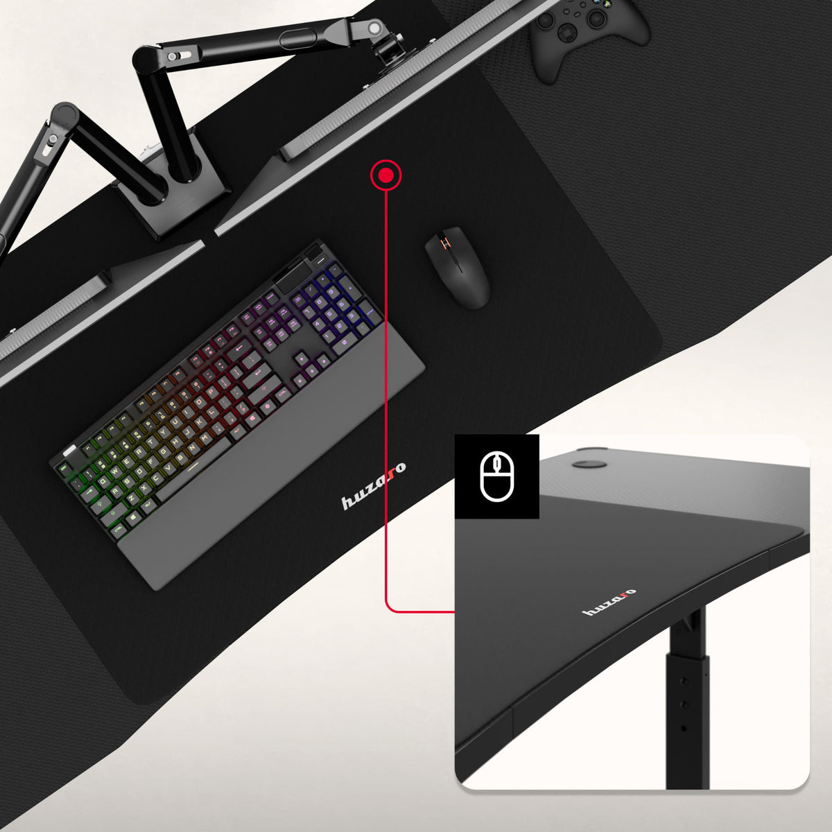 Inklusive stilvollem XXL-Pad