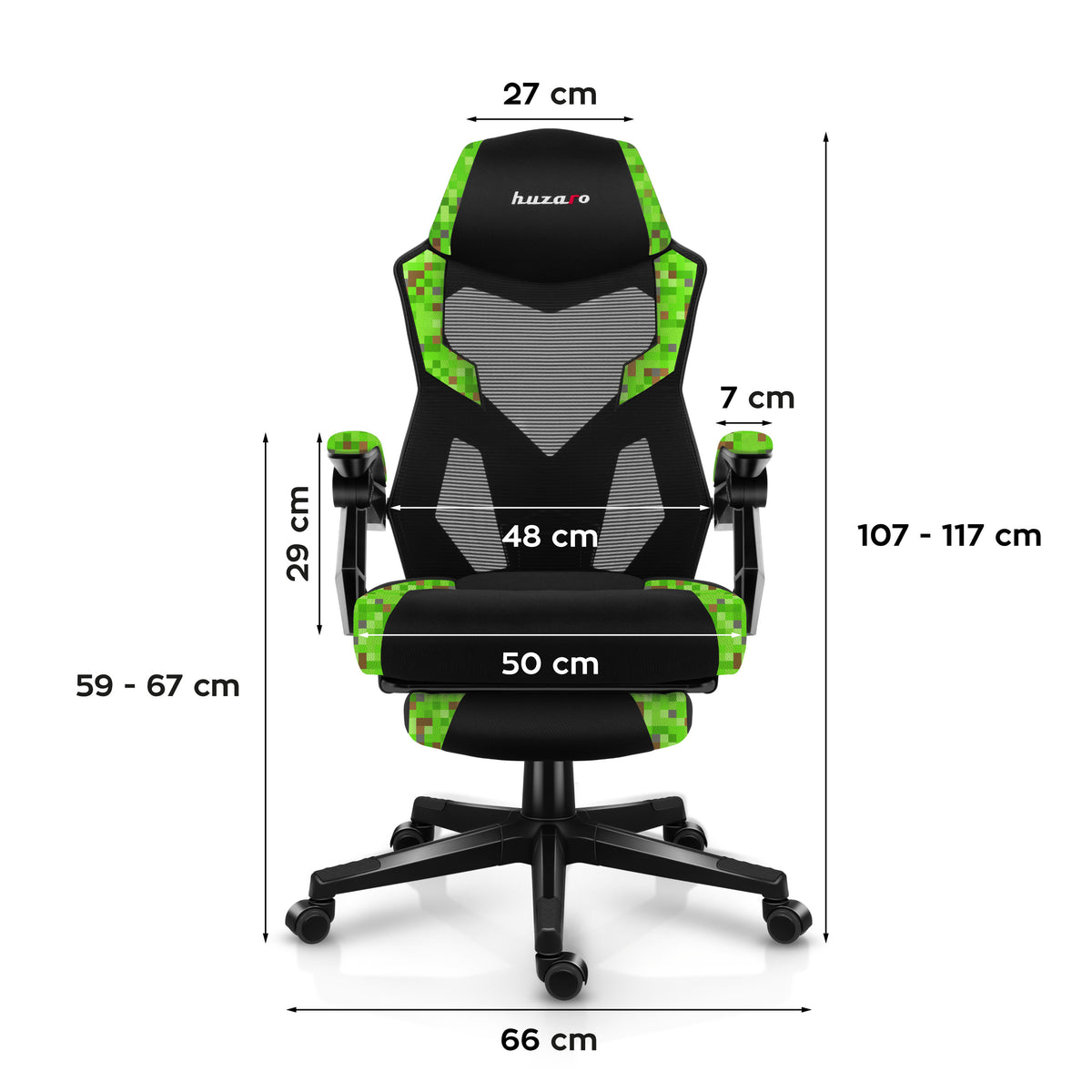 Gaming-Stuhl Huzaro Combat 3.1 Pixel