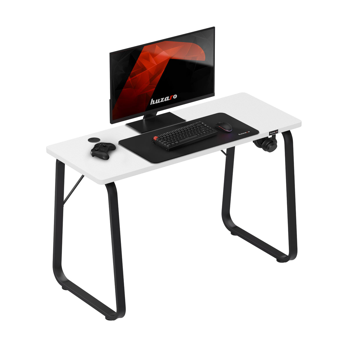 Gaming-Schreibtisch Huzaro Hero 1.5 White 120 cm