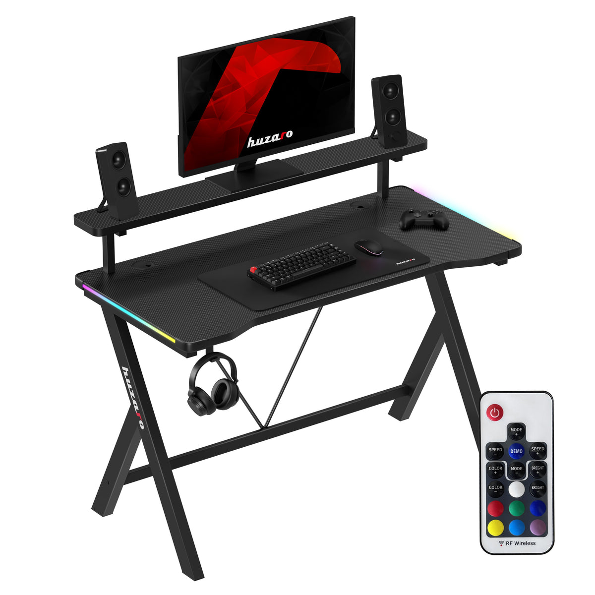 LED Gaming-Schreibtisch Huzaro Hero 1.9 RGB 120 cm
