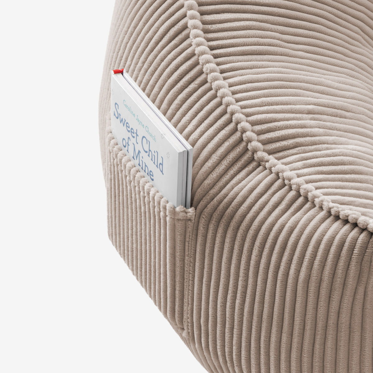 Cord-Sesselsessel mit Rückenlehne Mark Adler Comfy 4.0 Taupe
