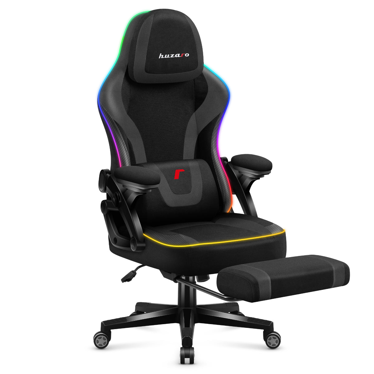 Gaming-Stuhl Huzaro Force 4.6 RGB Smart Black Mesh