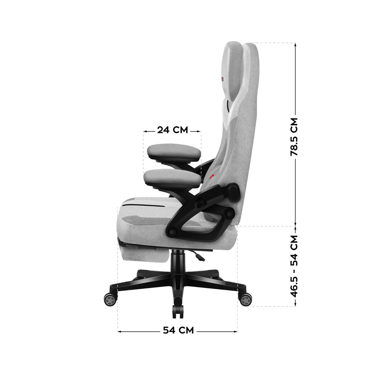 Huzaro Force 4.6 Grey Gaming-Sessel