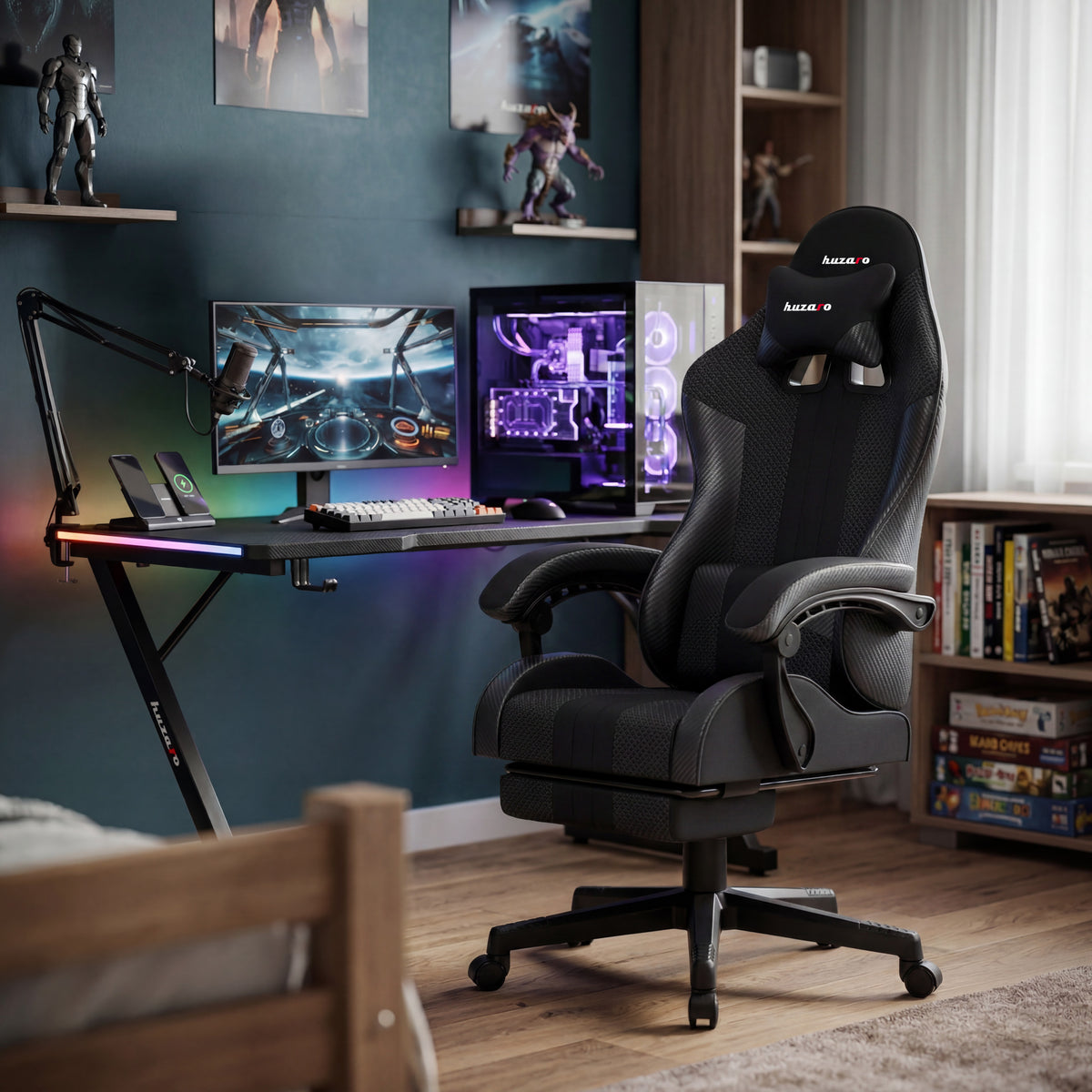 Gaming-Sessel HUZARO Force 4.7 Carbon Mesh
