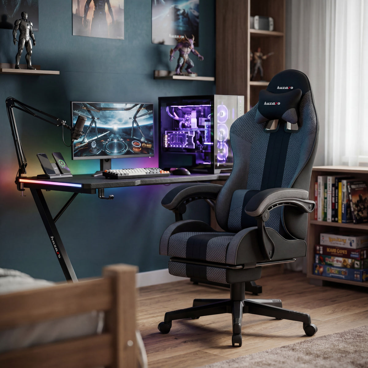 Gaming-Sessel Huzaro Force 4.7 Grey Mesh