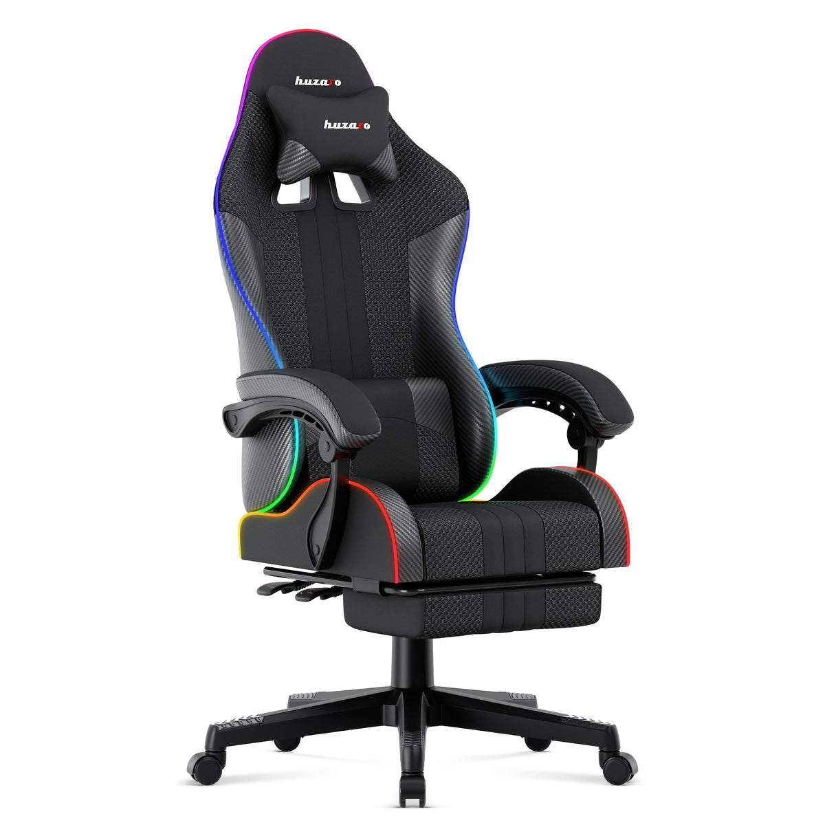 Gaming-Sessel HUZARO Force 4.7 RGB Black Mesh