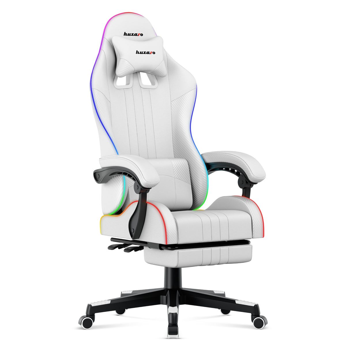 Gaming-Stuhl HUZARO Force 4.7 RGB White