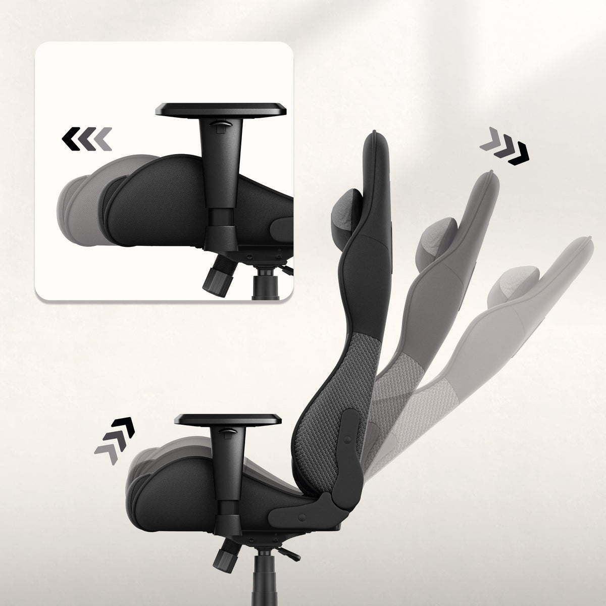 Gaming-Stuhl mit SideRest-Technologie