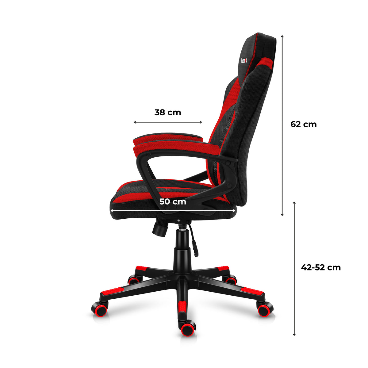 Gaming-Stuhl HUZARO FORCE 2.5 Rot Mesh