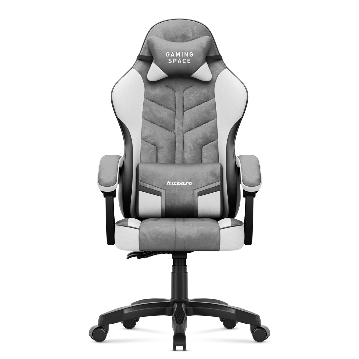 Gaming-Stuhl Velours Huzaro Force 2.7 Grau