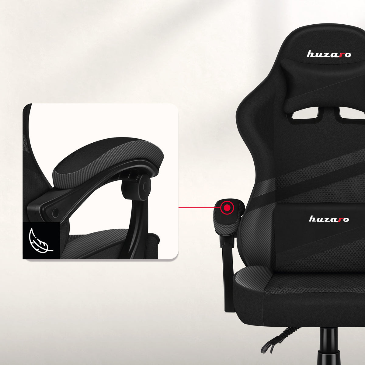 Gaming-Sessel HUZARO FORCE 4.4 Carbon