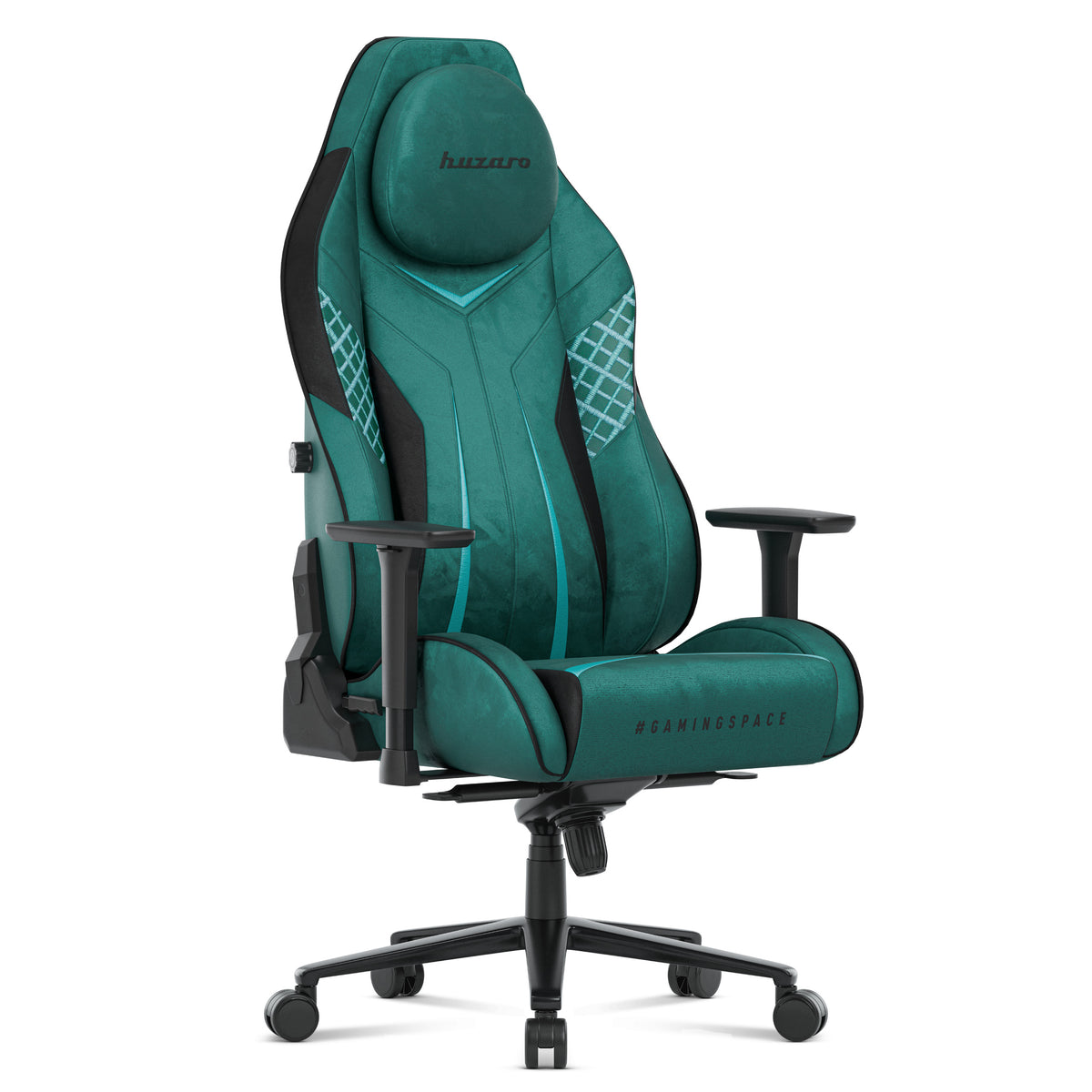 Gaming-Stuhl aus Wildleder Huzaro Force 8.3 Green