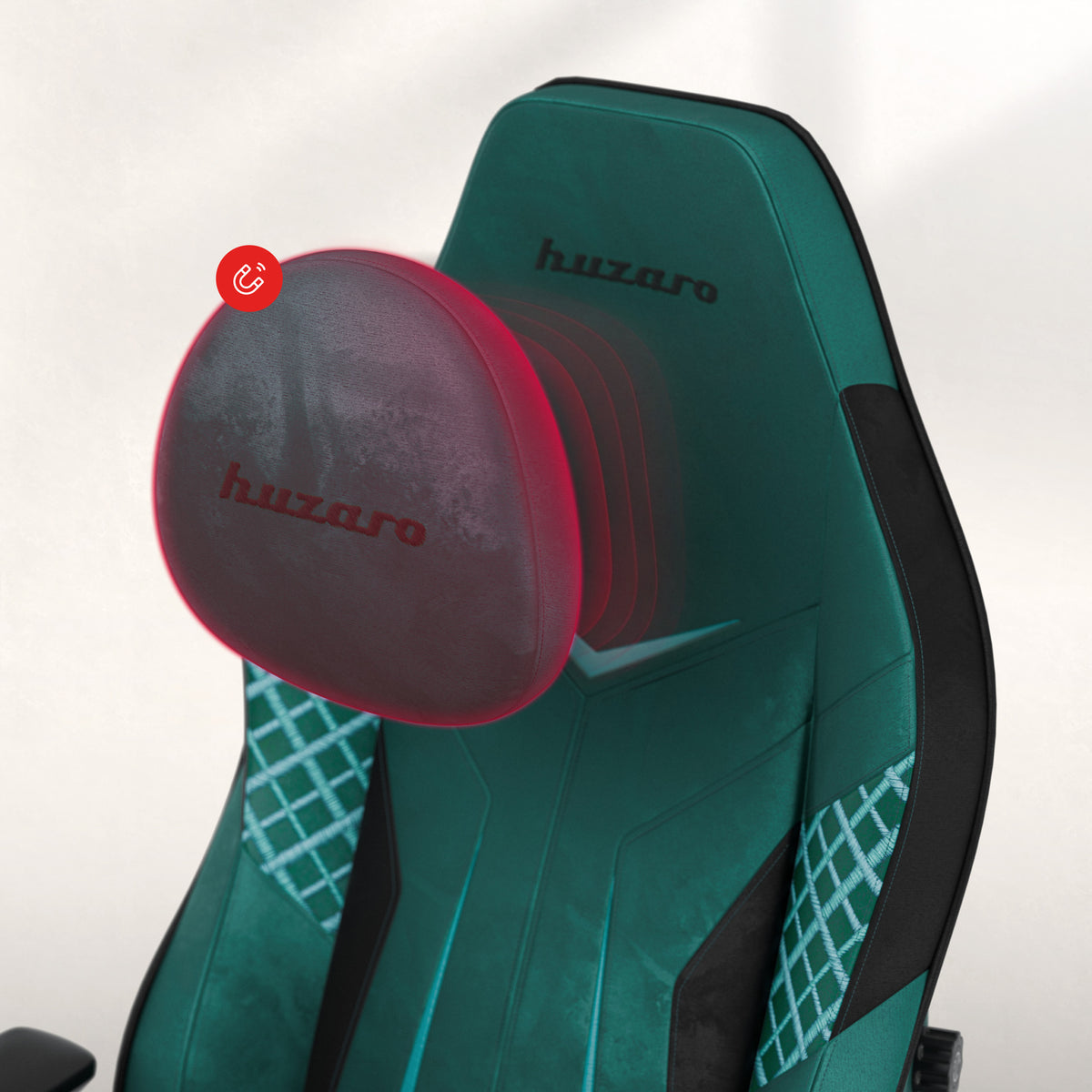 Gaming-Stuhl aus Wildleder Huzaro Force 8.3 Green