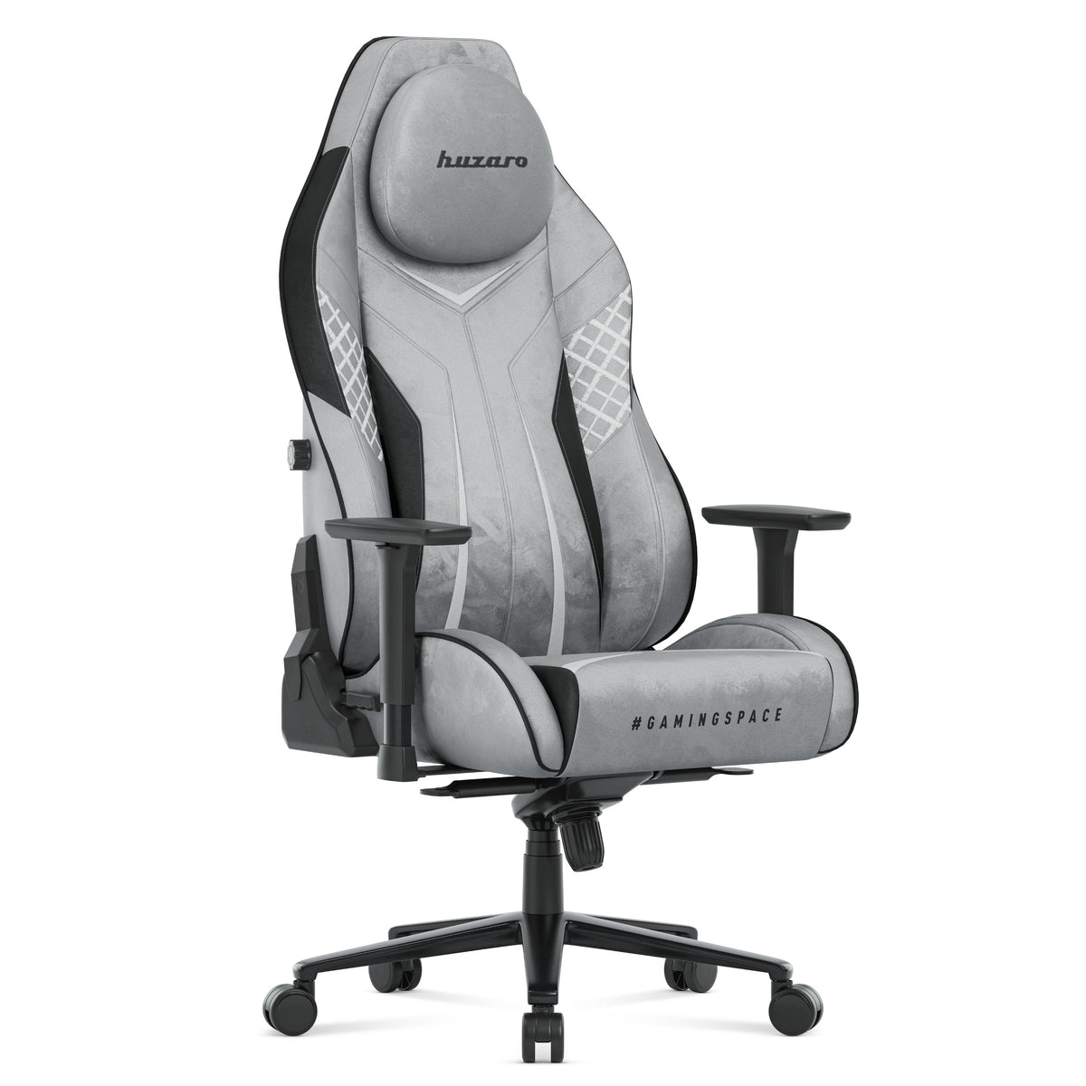 Gaming-Stuhl aus Wildleder Huzaro Force 8.3 Grey