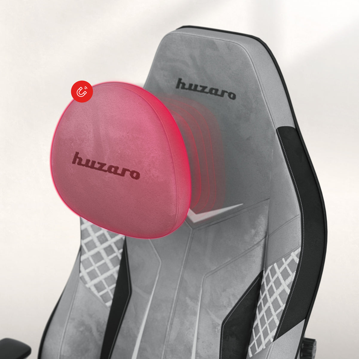 Gaming-Stuhl aus Wildleder Huzaro Force 8.3 Grey