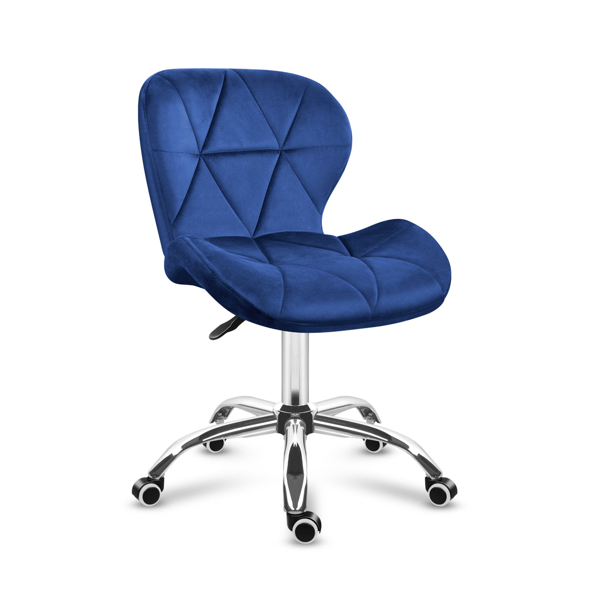 Drehbarer Samtstuhl Mark Adler Future 3.0 blau