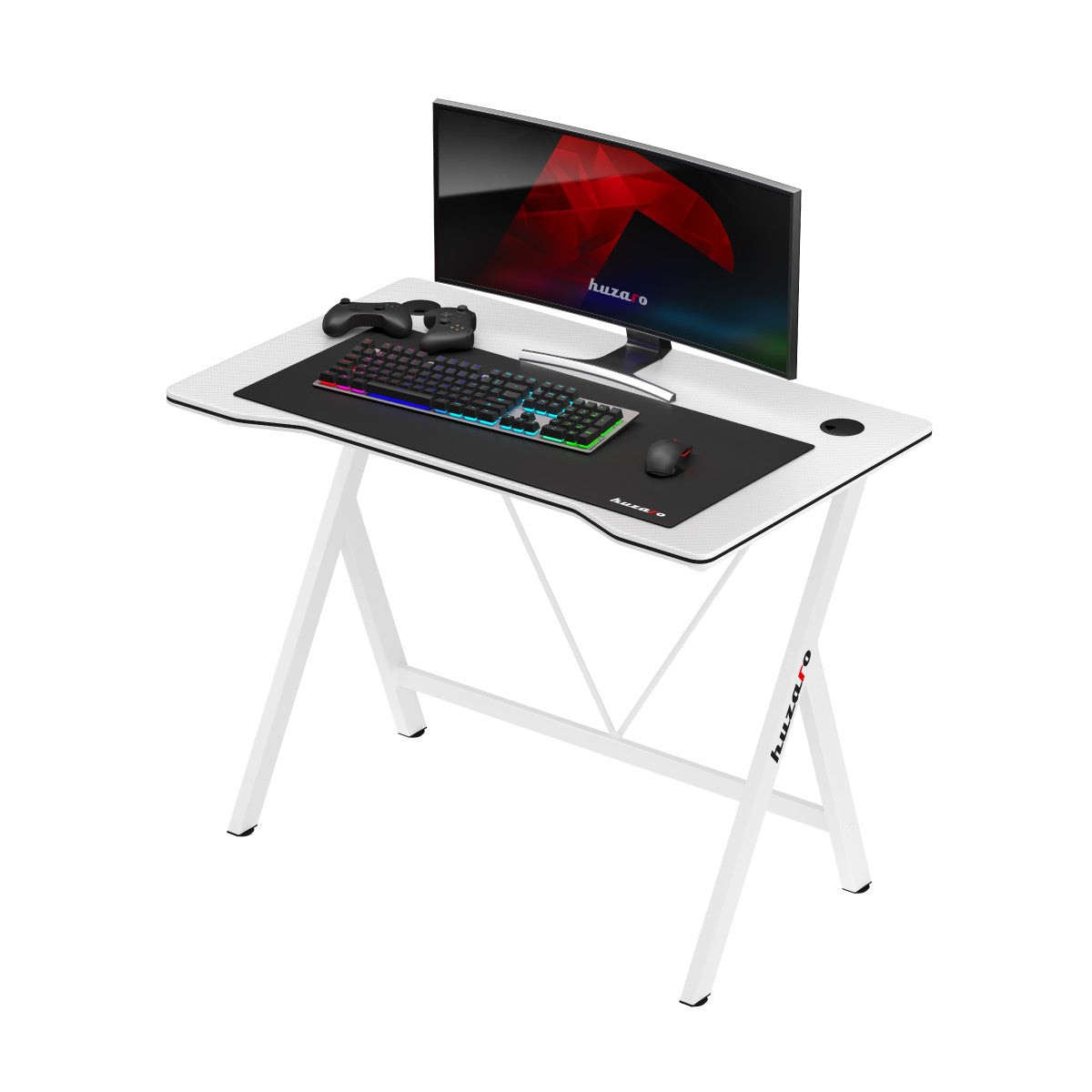 Gaming-Schreibtisch Huzaro Hero 1.4 White 100 cm