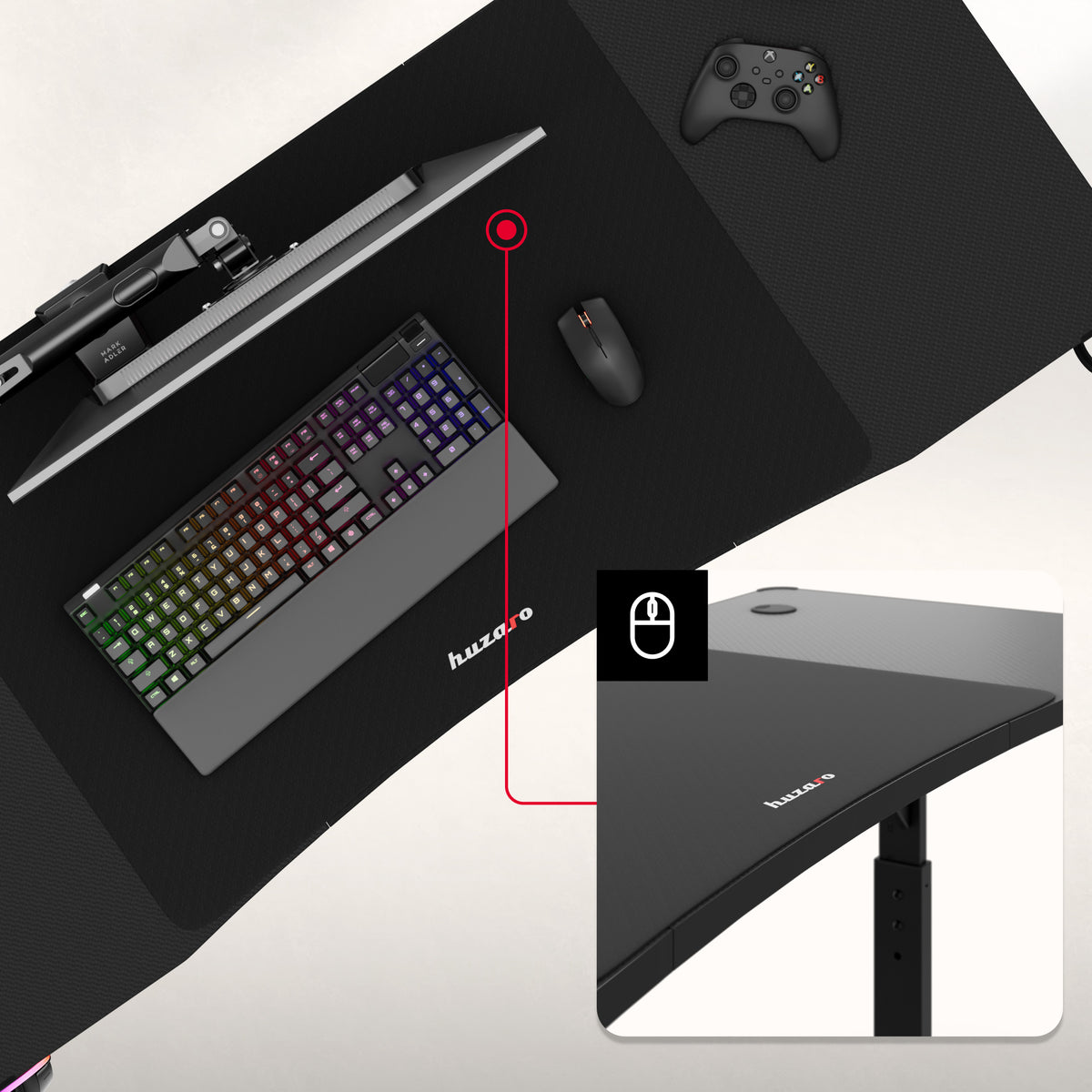 Inklusive stilvollem XXL-Pad