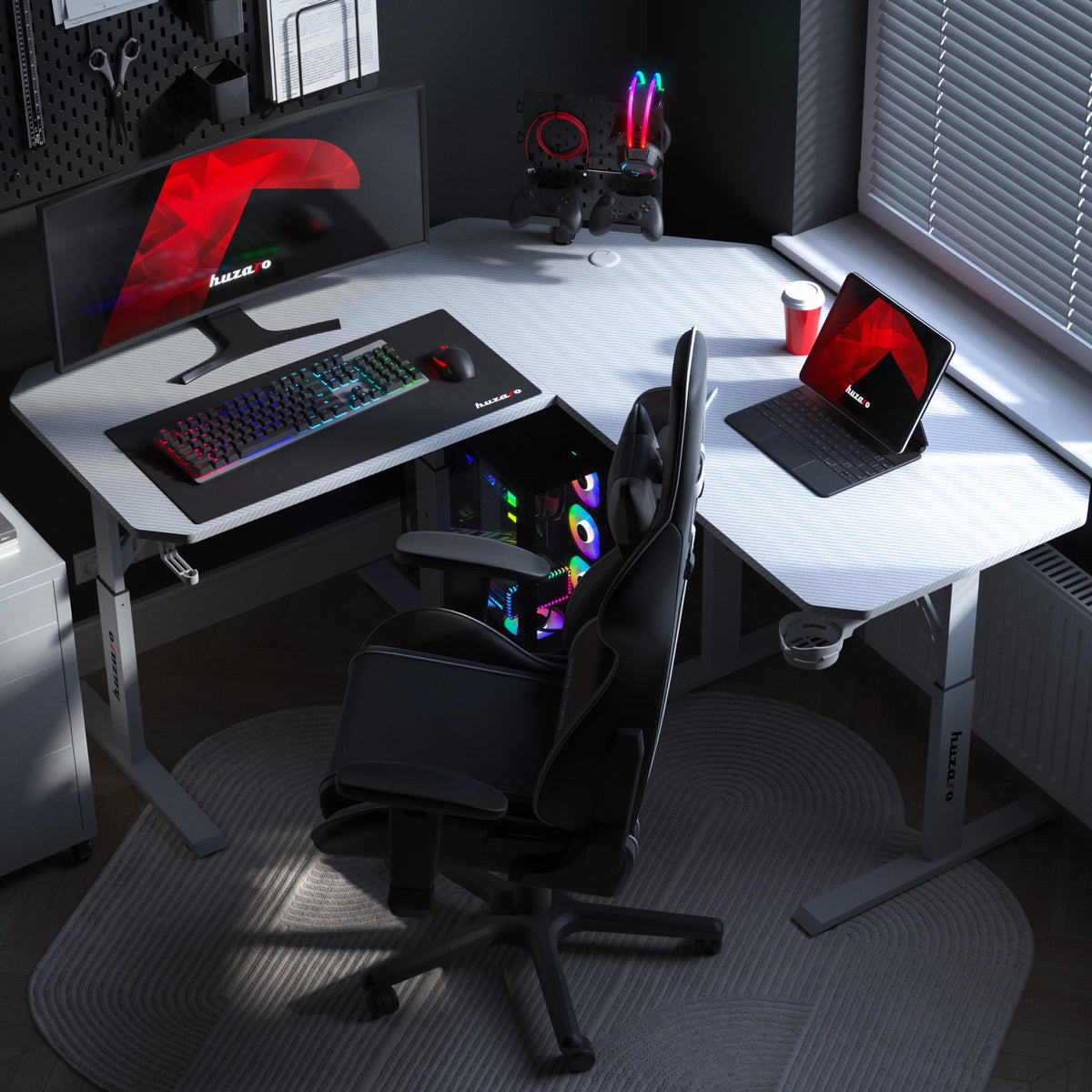 Eck-Gaming-Schreibtisch