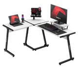 Gaming-Eckschreibtisch Huzaro Hero 6.0 White 147 cm
