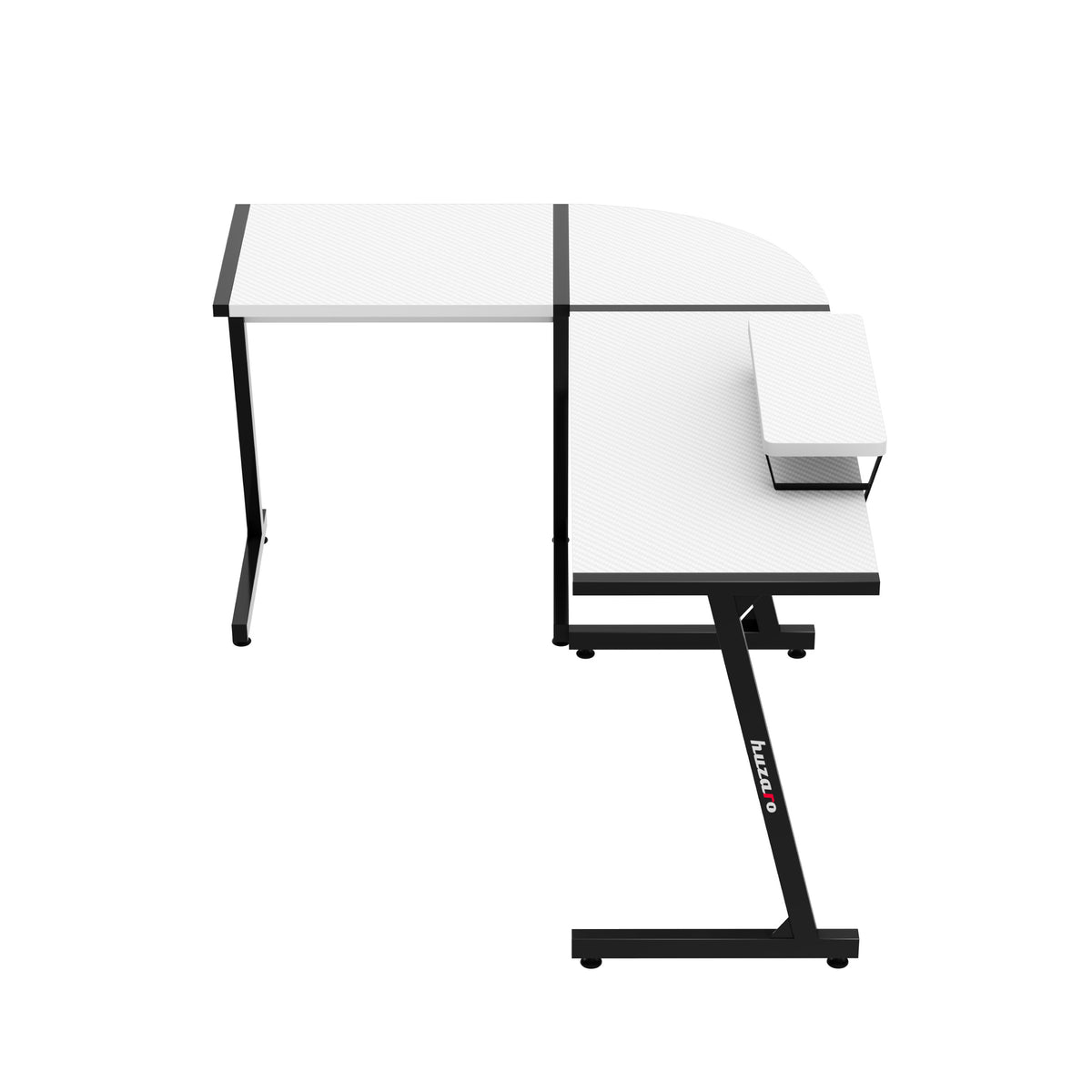 Gaming-Eckschreibtisch Huzaro Hero 6.0 White 147 cm