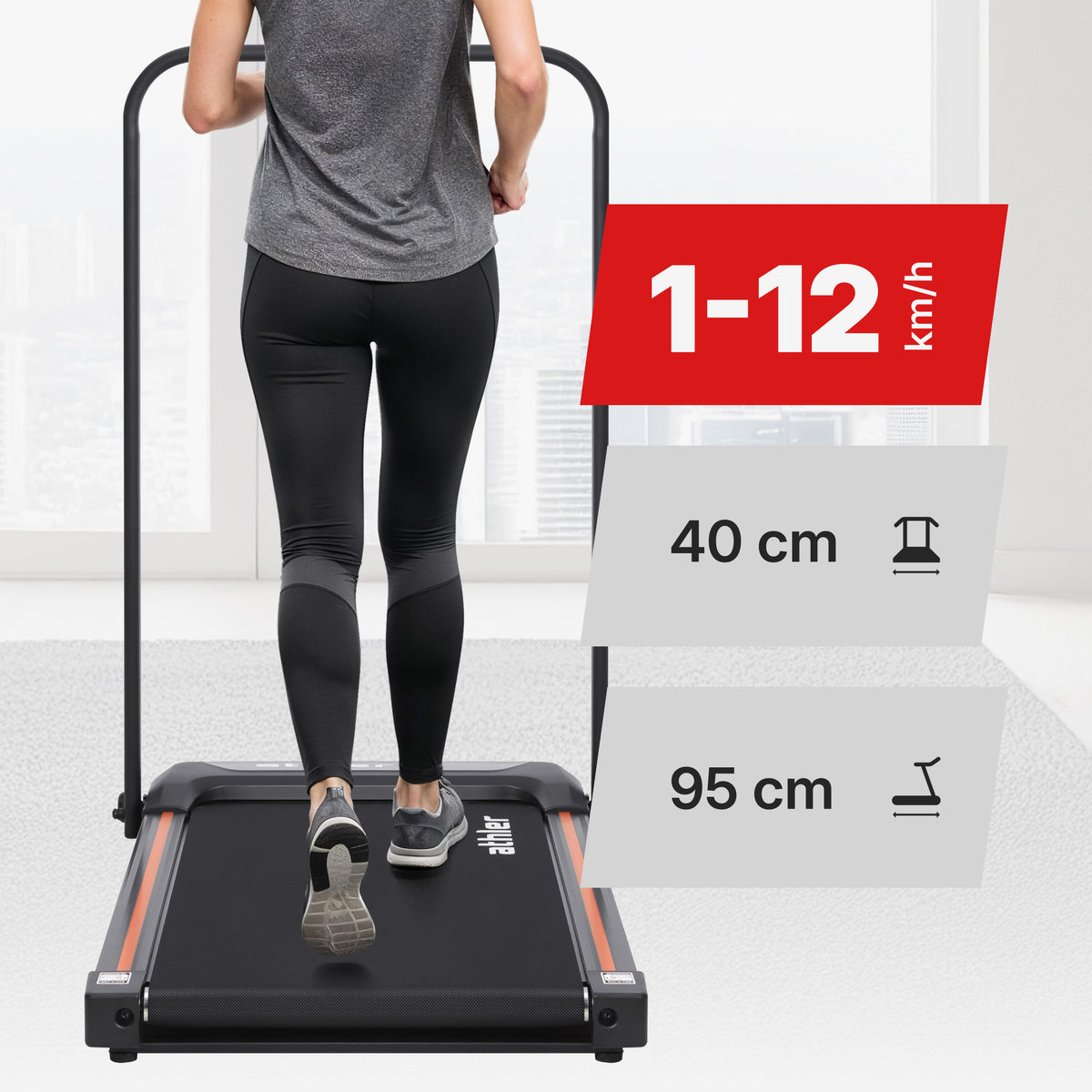 Klappbares Laufband für zuhause Athler Impala 20