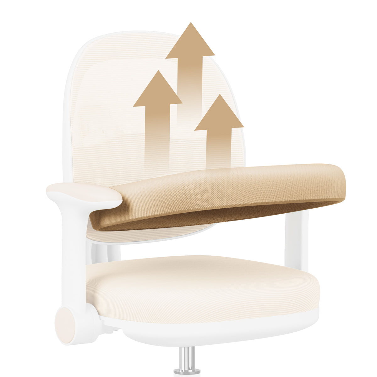 Ergonomischer Schreibtischstuhl für Kinder Mark Adler Junior 3.6 Beige