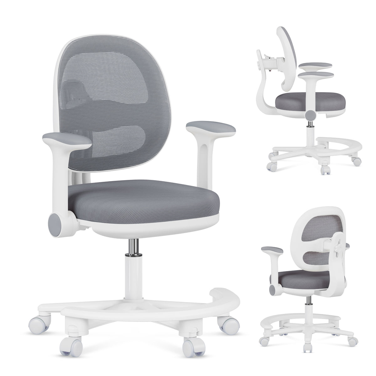 Ergonomischer Schreibtischstuhl für Kinder Mark Adler Junior 3.6 Grey