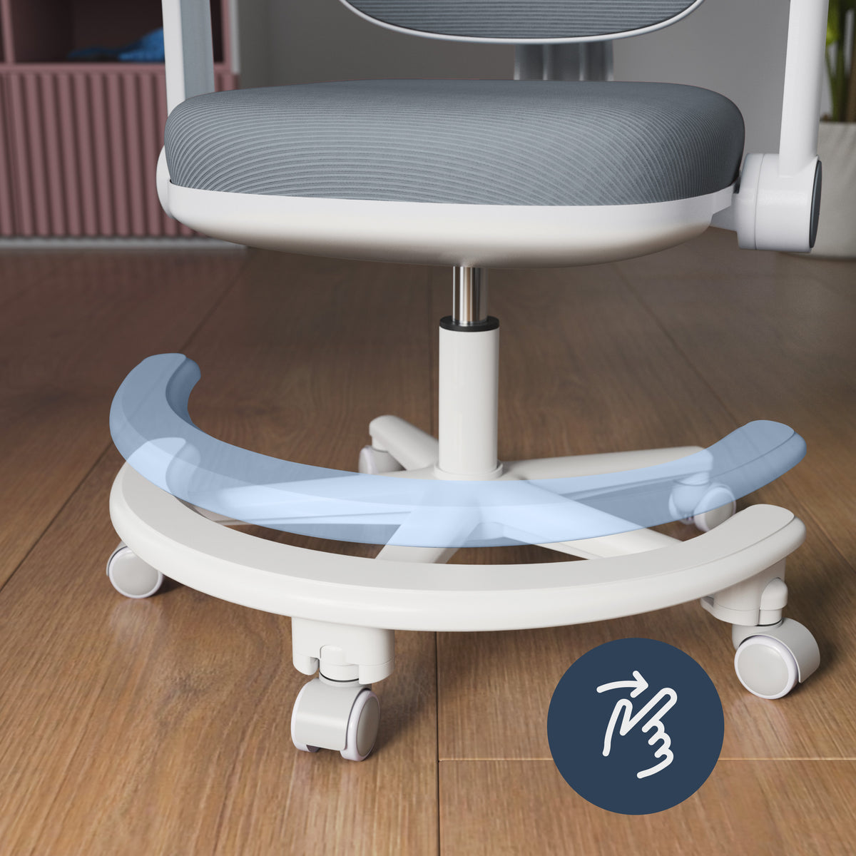 Ergonomischer Schreibtischstuhl für Kinder Mark Adler Junior 3.6 Grey