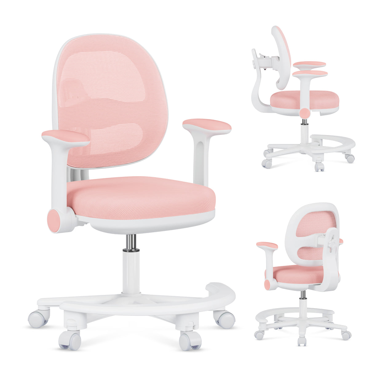 Ergonomischer Schreibtischstuhl für Kinder Mark Adler Junior 3.6 Pink