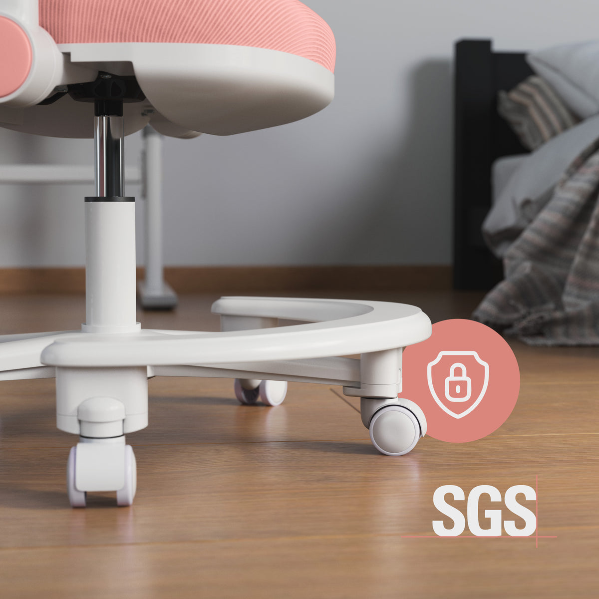 Ergonomischer Schreibtischstuhl für Kinder Mark Adler Junior 3.6 Pink
