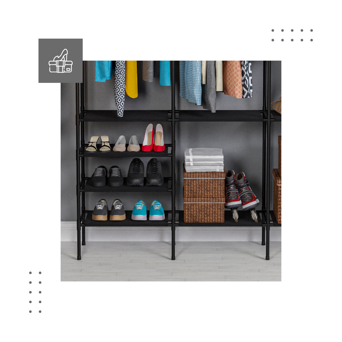 8 Ablagen für Schuhe und Accessoires