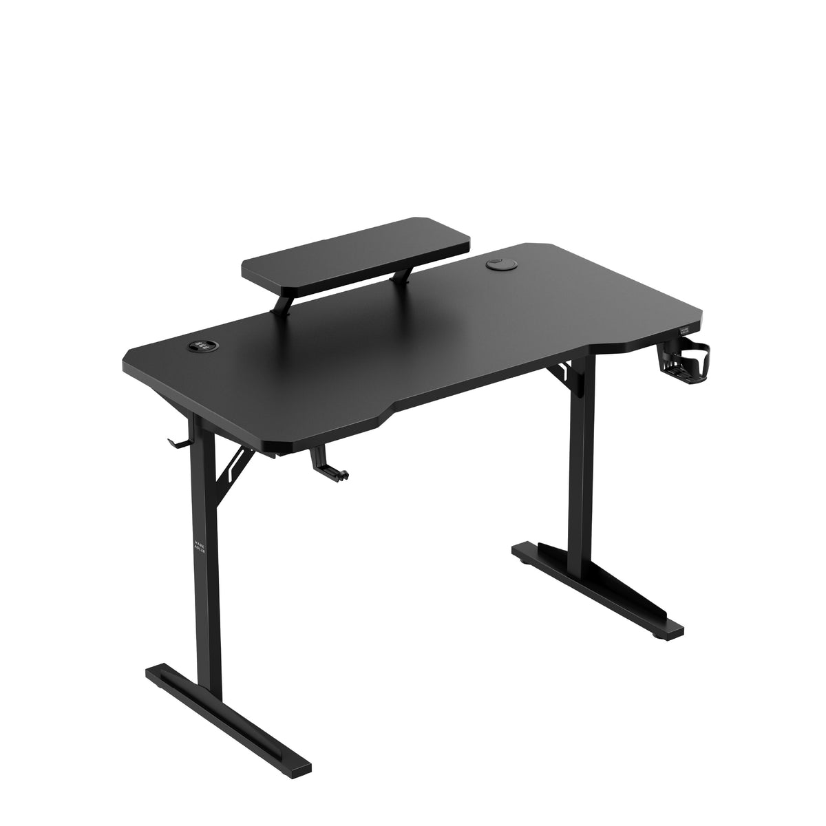 Computertisch mit Regal Mark Adler Leader 5.1 Schwarz 115 cm