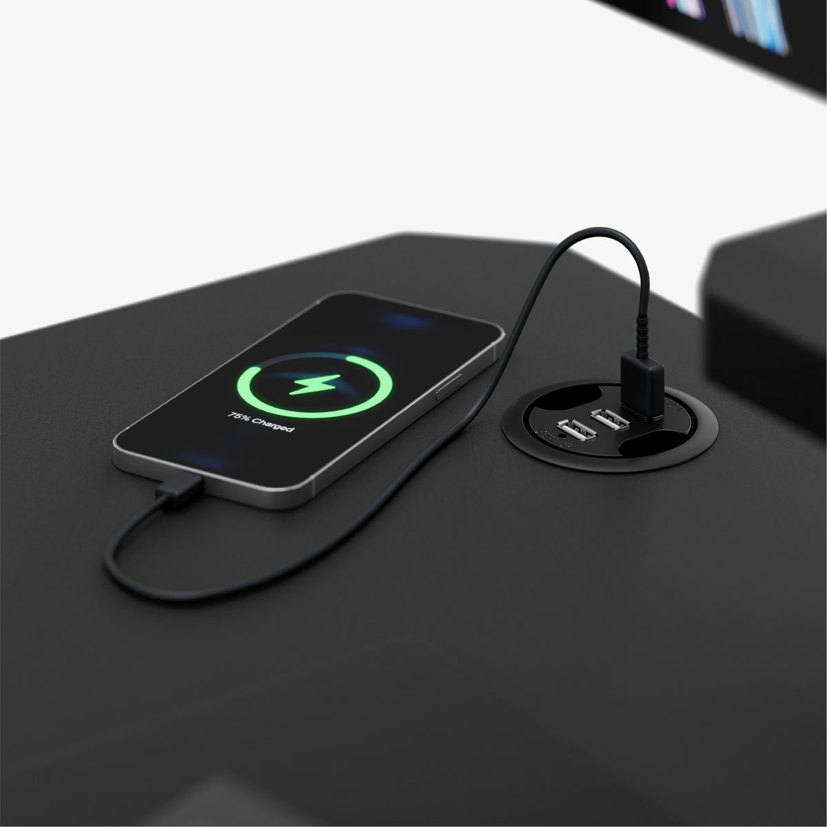 Eingebautes USB-Ladegerät