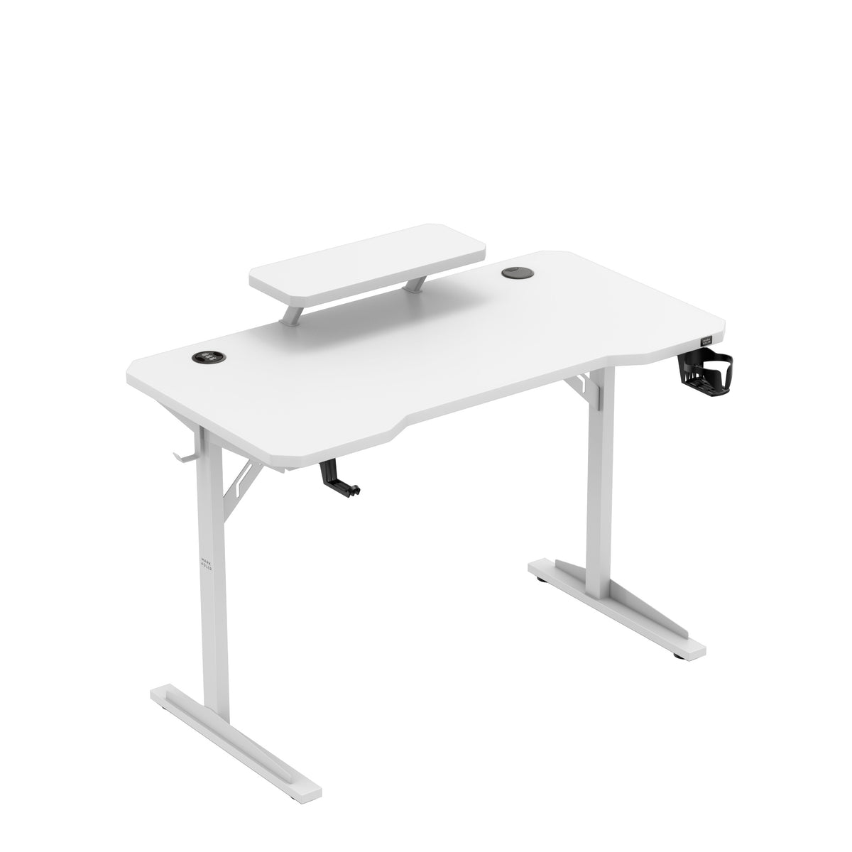 Computertisch mit Regal Mark Adler Leader 5.1 Weiß 115 cm