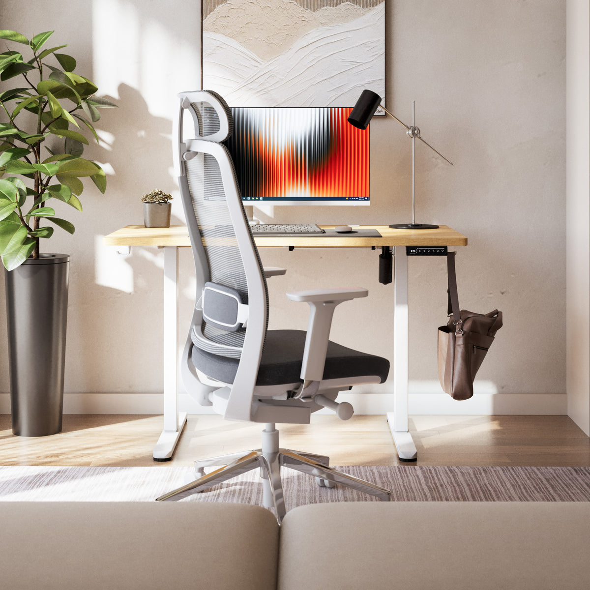 Elektrisch höhenverstellbarer Schreibtisch Mark Adler Leader 6.9 Craft 120 cm