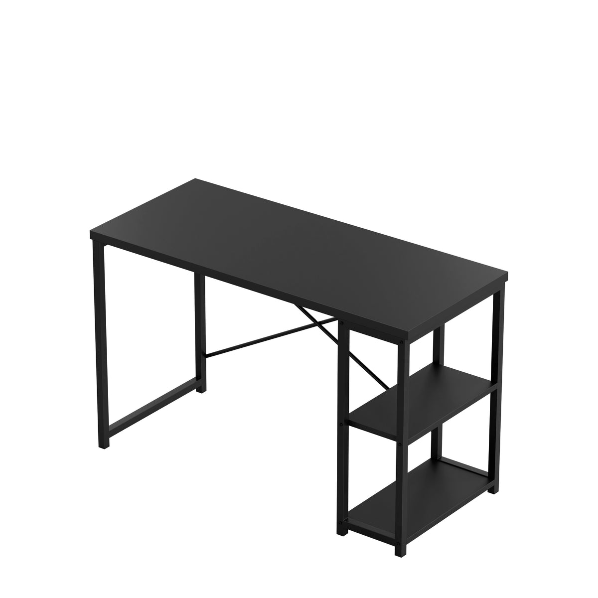 Schreibtisch mit Regalen Mark Adler Leader 2.0 Black 120 cm