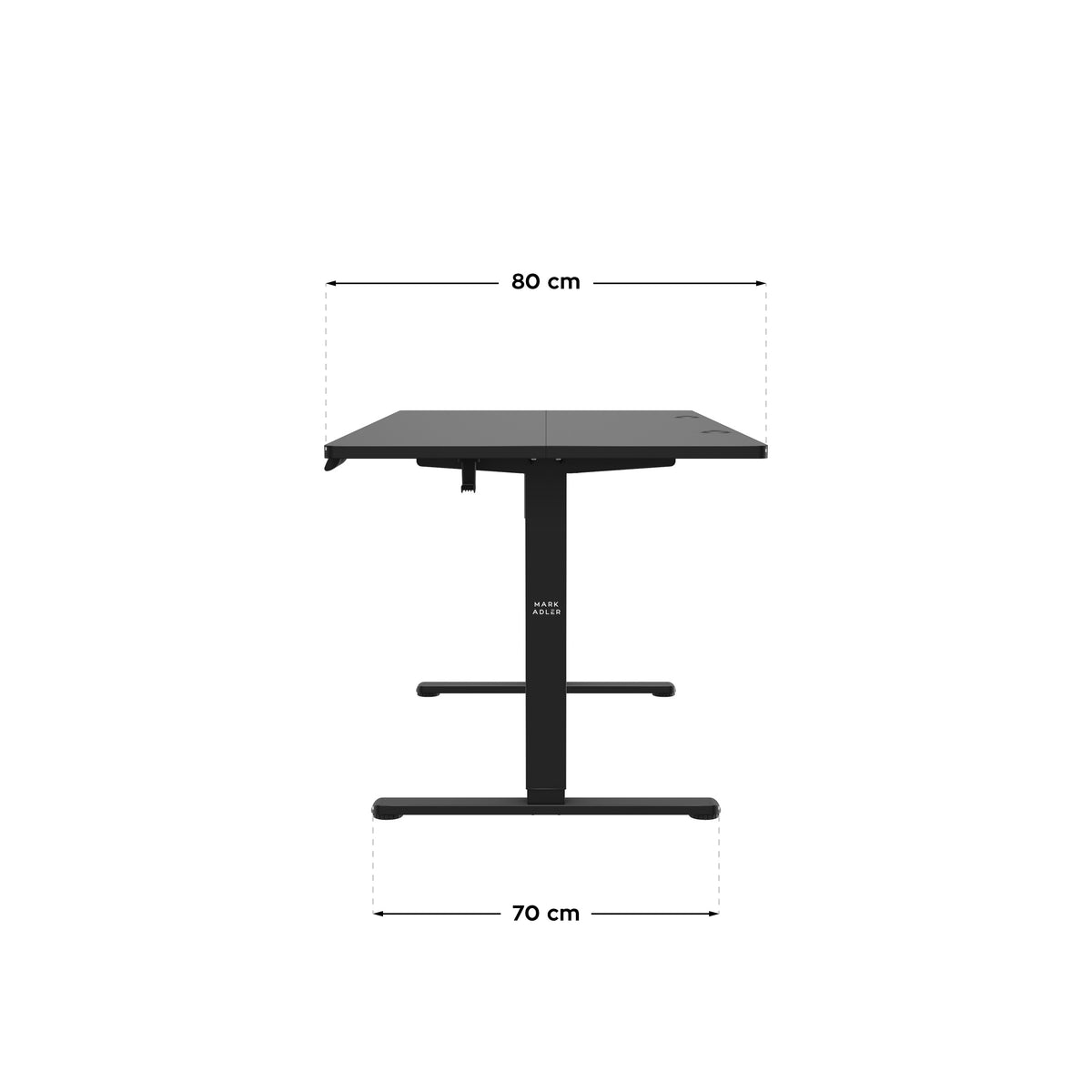 Elektrischer Schreibtisch Mark Adler Leader 7.6 Black 160 cm