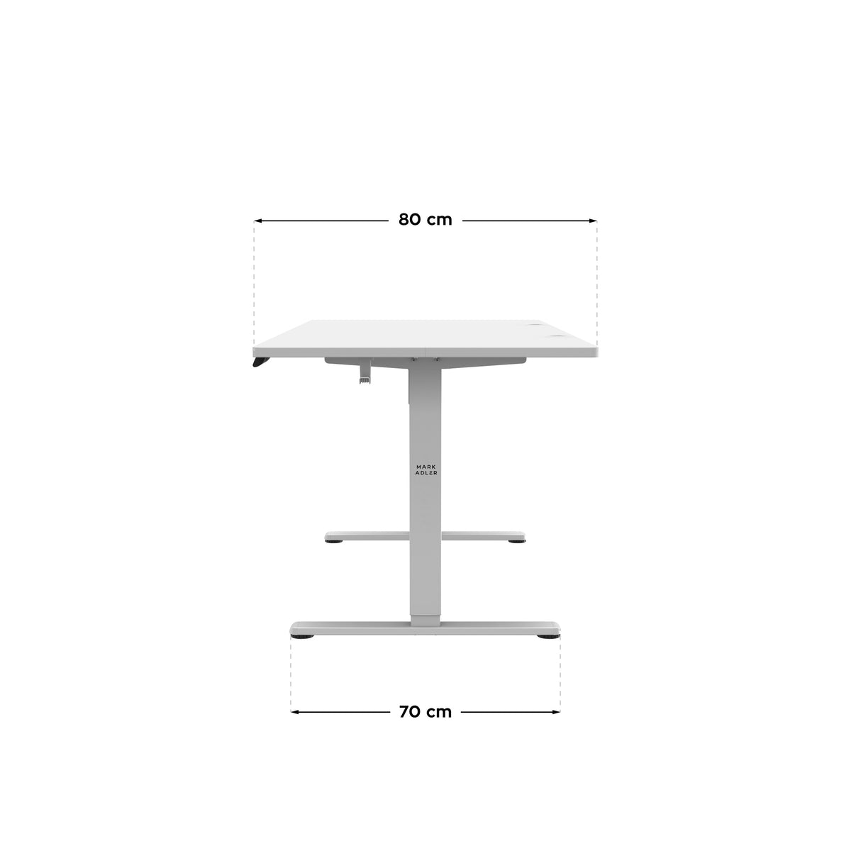 Elektrischer Schreibtisch Mark Adler Leader 7.6 Weiß 160 cm