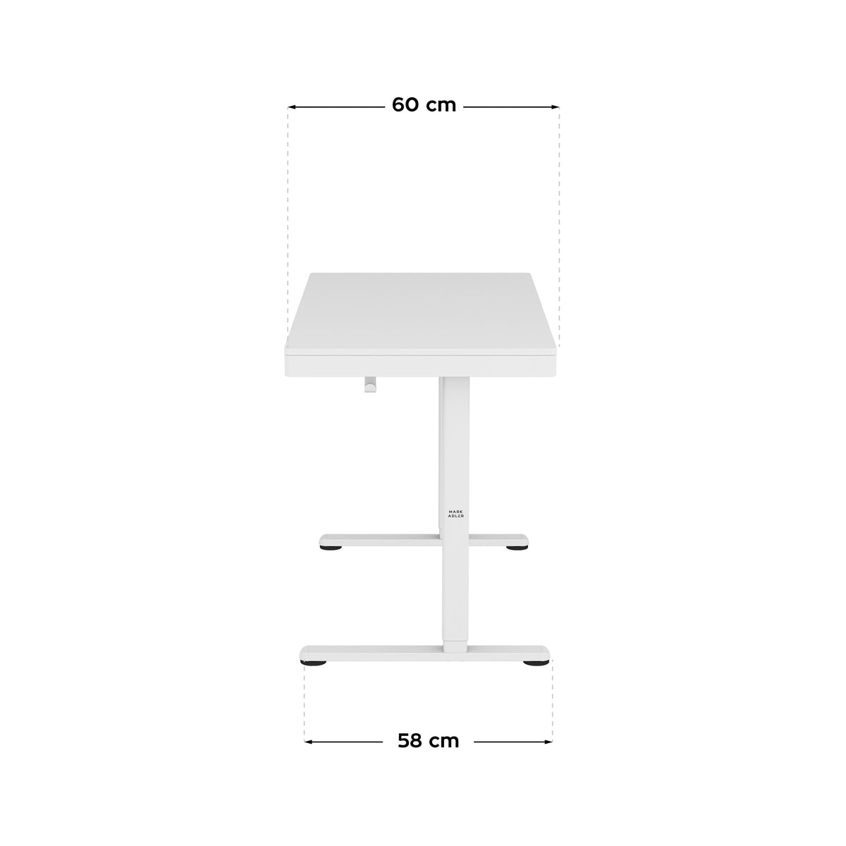 Elektrischer Schreibtisch Mark Adler Leader 8.2 Weiß 120 cm