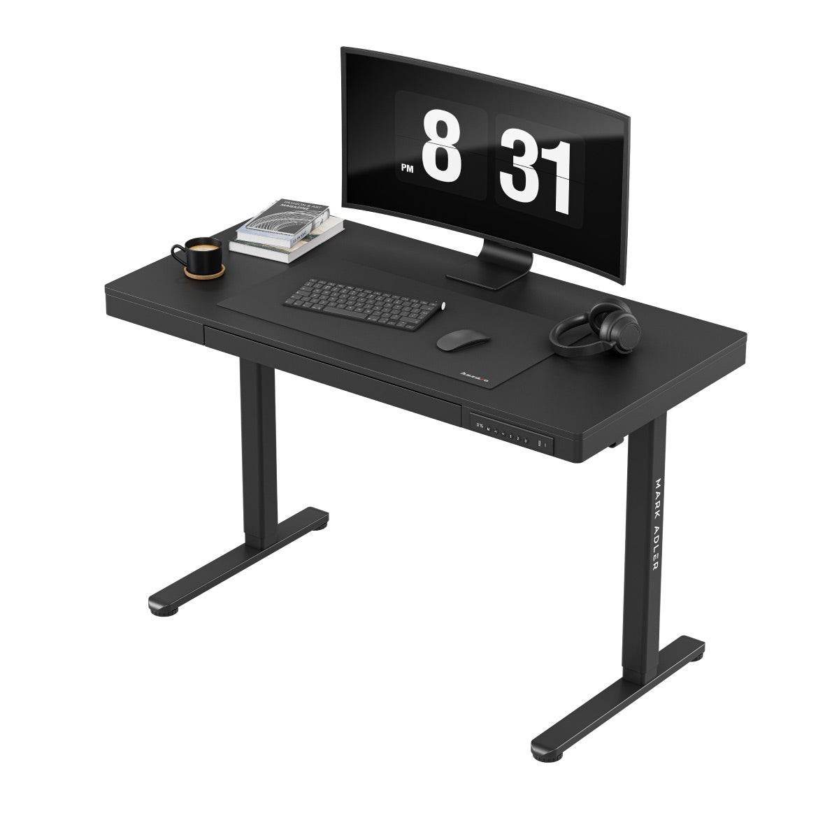 Elektrischer Schreibtisch Mark Adler Leader 8.2 Black 120 cm