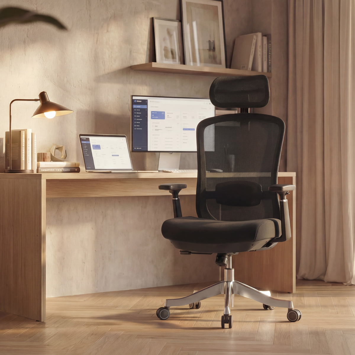 Bürostuhl mit Massagefunktion Mark Adler Leadpro 6.0 Black