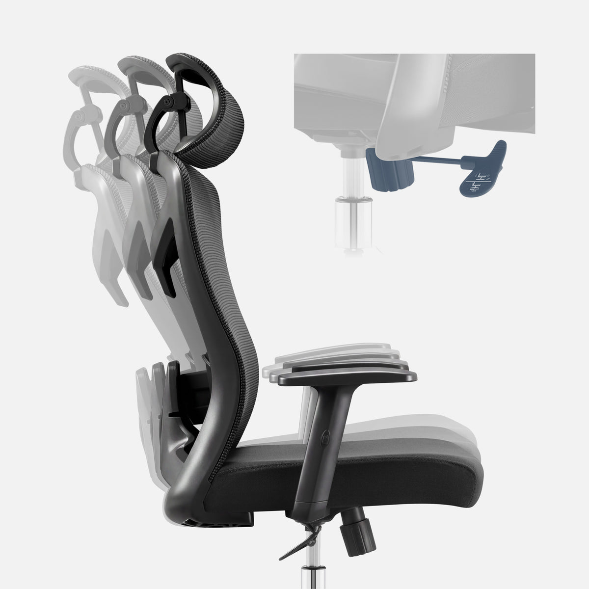 Ergonomischer Bürostuhl Mark Adler Manager 2.6 Black