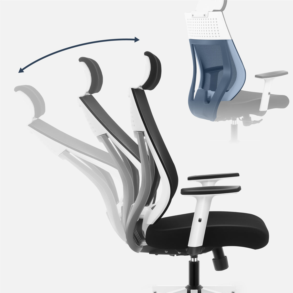 SoftFlex-Funktion - komfortables und sanftes Wippen des Stuhls