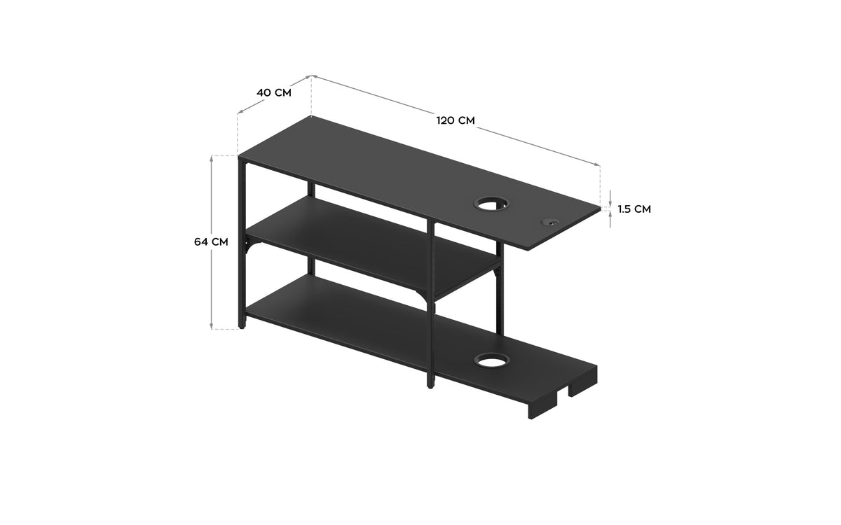 Regal für den Schreibtisch Mark Adler Match 3.0 120 cm