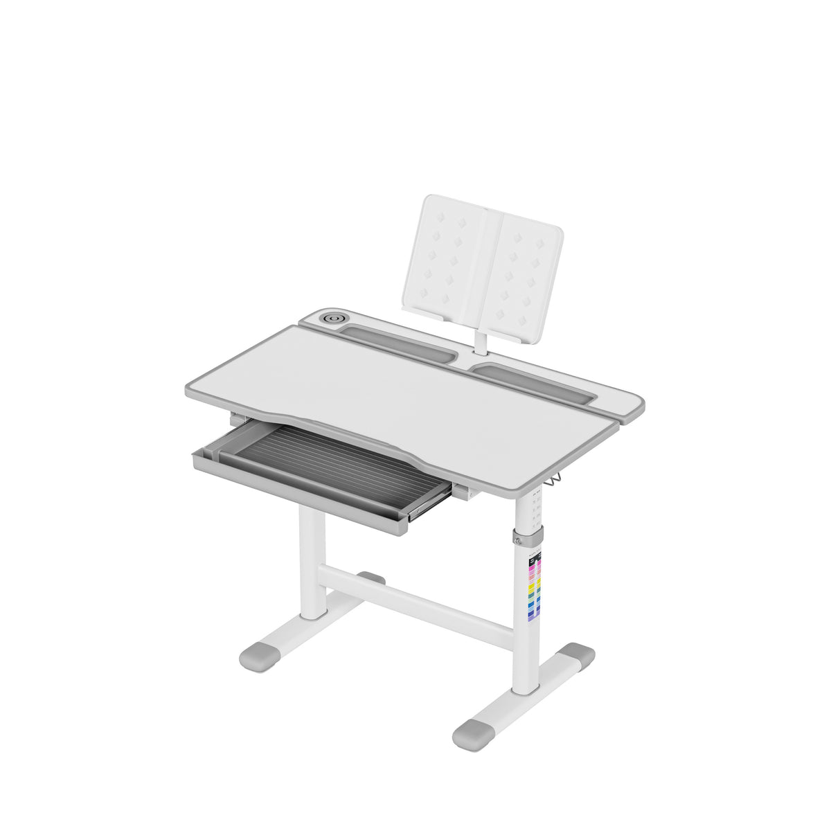 Ergonomischer Kinderschreibtisch Mark Adler Study 3.0 Grau 66 cm