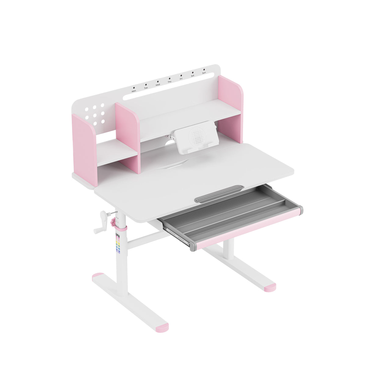 Ergonomischer Schreibtisch für Kinder Mark Adler Study 5.0 Pink 90 cm